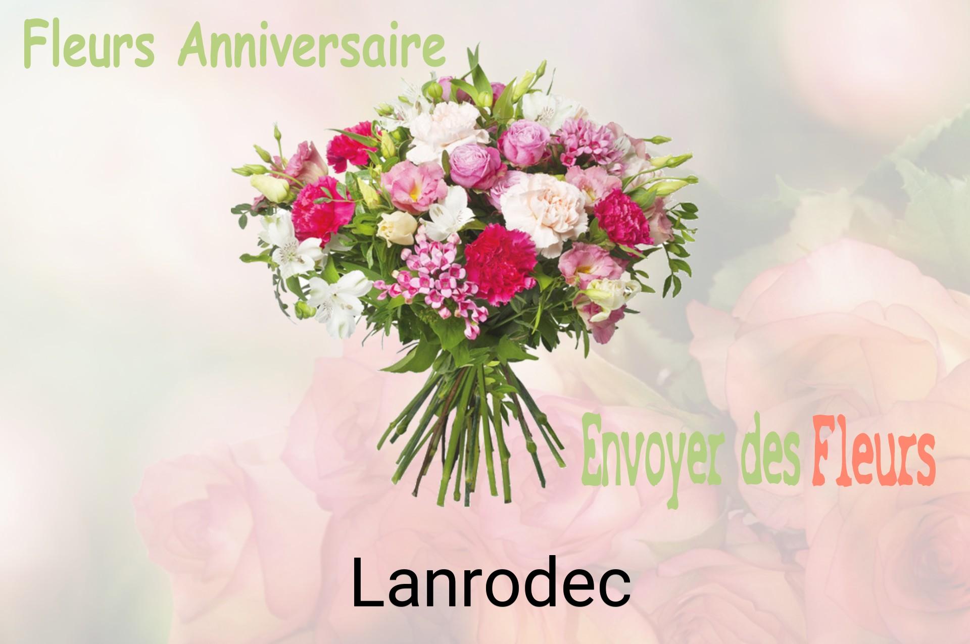 Bouquet de fleurs d’anniversaire livré à Lanrodec